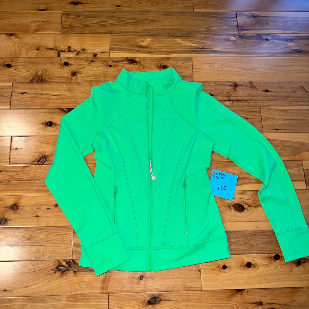 Full zip athletic jacket